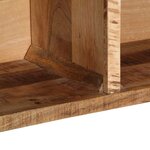 vidaXL Meuble TV 80x30x25 cm bois massif de manguier brut