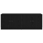 vidaXL Armoire de lit 2 Pièces Chêne noir 66 x 35 x 48 cm