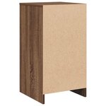 vidaXL Buffet Chêne marron 40 x 41 x 75 cm Bois d'ingénierie