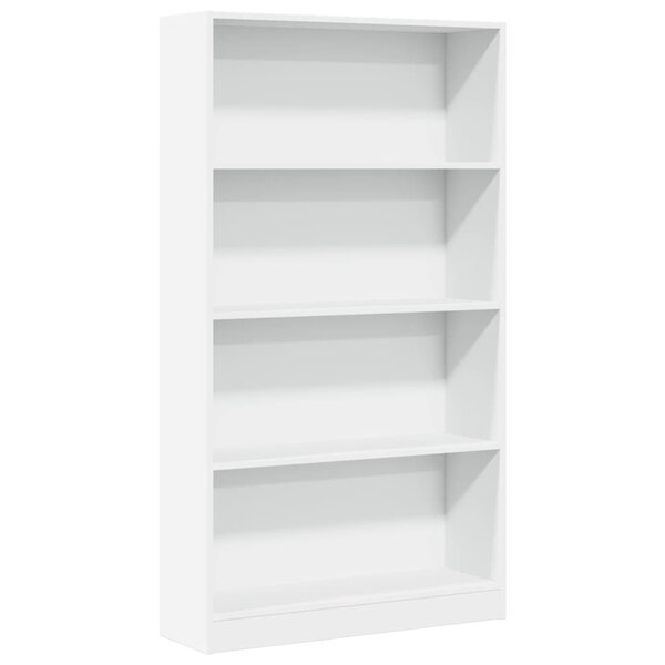 vidaXL Bibliothèque blanc 80x24x143 cm bois d'ingénierie