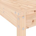 vidaXL Ensemble de bar de jardin 9 Pièces Bois de pin massif