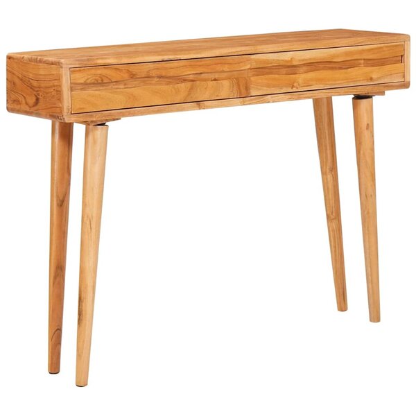vidaXL Table console Marron 110 x 30 x 80 cm Bois d'Acacia Massif