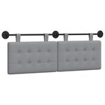 vidaXL Tête de lit suspendue Tissu