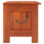 vidaXL Coffre de rangement avec couvercle marron bois massif d'acacia