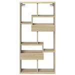 vidaXL Armoire murale chêne sonoma 50x15x100 cm bois d'ingénierie
