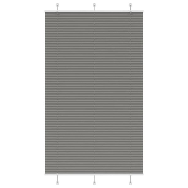 vidaXL Store plissé anthracite 115x200 cm largeur du tissu 114 4 cm