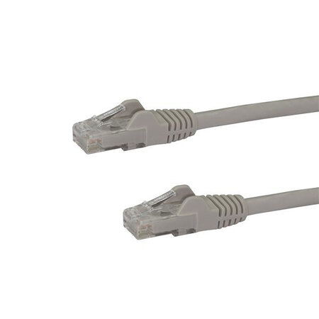 STARTECH Câble Ethernet Cat 6 1,5 m - 100% Cuivre - Gris