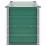vidaXL Lit surélevé de jardin Acier galvanisé 160x40x45 cm Vert