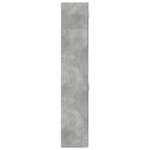 vidaXL Armoire de rangement mince gris béton 40x42 5x225 cm