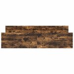 vidaXL Cadre de lit sans matelas chêne fumé 180x200 cm