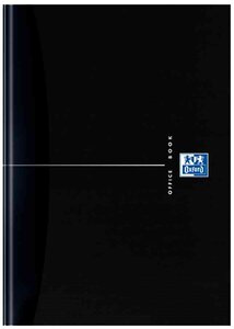 Carnet de notes 'Smart Black' relié A4 quadrillé OXFORD