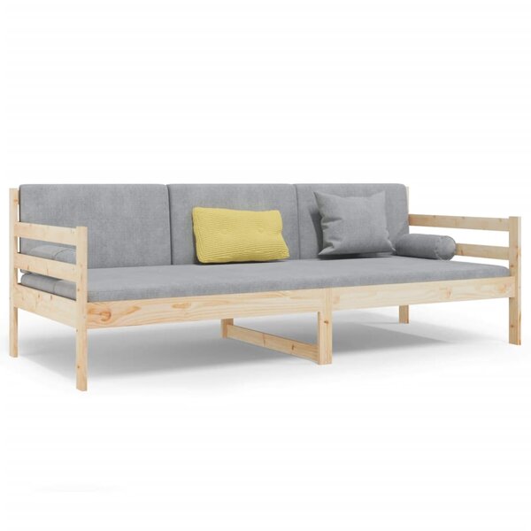 vidaXL Lit de jour sans matelas 80x200 cm bois de pin massif