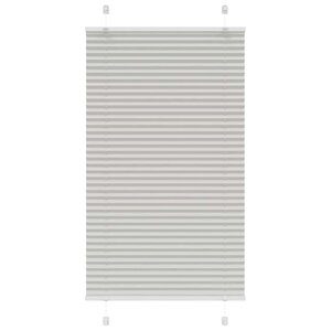 vidaXL Store plissé gris clair 80x150 cm largeur du tissu 79 4 cm