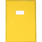 Protège-cahier cristalux sans rabats PVC 22/100ème 21 x 29 7 cm jaune CALLIGRAPHE