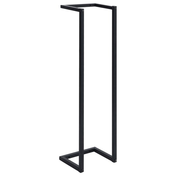 vidaXL Porte-serviette Noir 25x20x95 cm Fer
