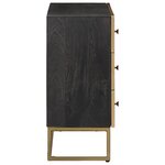 vidaXL Armoire à tiroirs avec tiroir Laiton 75 x 30 x 65 cm