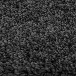 vidaXL Tapis Gris foncé 160 x 160 cm Polypropylène