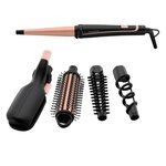 Rowenta cf4231f0 infinite looks multistyler  fer a lisser boucler gaufrer les cheveux  revetement céramique  14 accessoires pochette