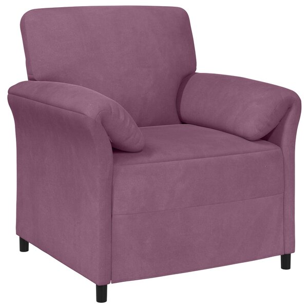 vidaXL Canapé 1 place Pourpre 88 x 83 x 95 cm Velours