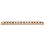 Lit surélevé vidaXL 100x210 cm en bois de pin massif