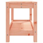 vidaXL Banc de jardin 82 5x35x45 cm bois massif Douglas