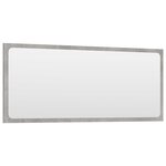 Vidaxl ensemble de meubles de salle de bain gris béton aggloméré