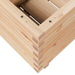 vidaXL Jardinière 50x50x49 5 cm bois de pin massif
