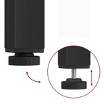 vidaXL Table de bar Naturel 60 x 60 x 105 cm Bois de pin massif