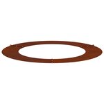 vidaXL adapté pour anneaux d'arbre plats 5 Pièces Marron Ø60 / 90 cm