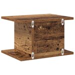 vidaXL Table de chevet 2 Pièces Bois ancien 40 x 30 x 25 cm