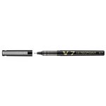 Stylo roller hi-tecpoint v7 encre liquide pte moyenne noir x 12 pilot