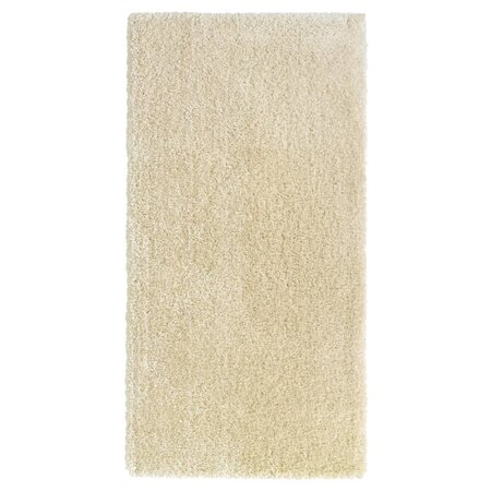 vidaXL Tapis shaggy à poils hauts Beige 100x200 cm 50 mm