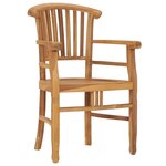 vidaXL Ensemble de salle à manger de jardin 3 Pièces Bois de teck solide