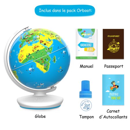 Globe interactif - jeux educatif orboot en réalité augmentée : multi jeux -  quizz défis aventures - La Poste