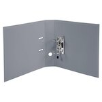 Classeur À Levier Pvc A4 Dos De 70mm. - Gris Foncé - X 10 - Exacompta
