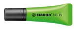 Surligneur NEON Tendance Pte Biseautée 2- 5 mm vert STABILO