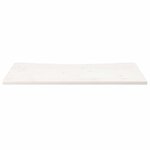 vidaXL Dessus de bureau blanc 110x55x2 5 cm bois massif de pin