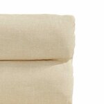 vidaXL Chaises à manger lot de 2 crème tissu