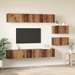 vidaXL Ensemble meuble TV 8 Pièces Bois ancien 60 x 30 x 30 cm