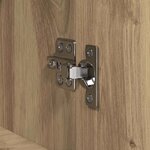 vidaXL Haut Armoire Chêne artisanal 62 x 36 x 121 5 cm