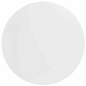 vidaXL Plateau de table Blanc brillant 80 x 80 x 1 5 cm