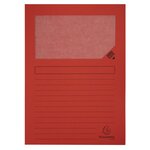 Paquet de 10 chemises à fenetre Forever - 22x31cm - Couleurs assorties EXACOMPTA