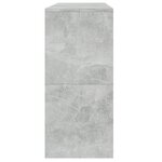 vidaXL Table console gris béton 100x35x76 5 cm bois d'ingénierie