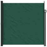 vidaXL Auvent latéral rétractable vert foncé 200x300 cm
