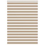 vidaXL Store zèbre marron sable largeur du tissu 160 9 cm polyester