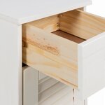 vidaXL Ensemble de mobilier de salle de bain 3 Pièces Blanc antique