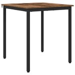 vidaXL Table de salle à manger / Table de repas MÉTAL