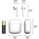 RYGHT R480699 WAYS - Ecouteur True Wireless Earbuds - Blanc