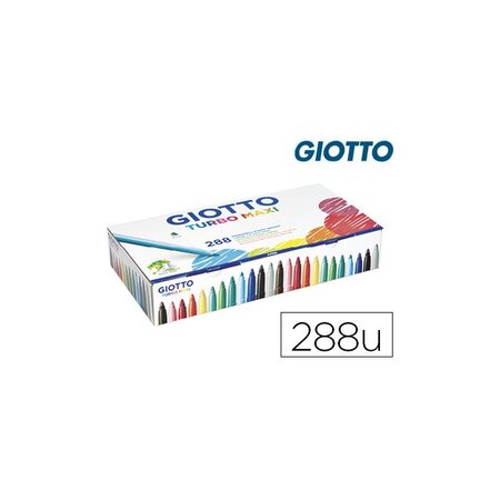 Feutre coloriage turbo maxi schoolpack 288 unités GIOTTO