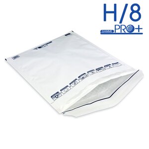 Lot de 100 enveloppes à bulles pro+ blanches h/8 format 260x360 mm